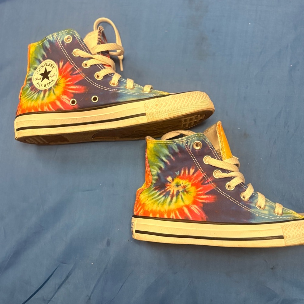 Converse Colorful Tie-Dye High Tops